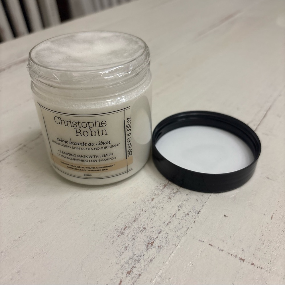 Christophe Robin Cleansing Hair Mask with Lemon 8.33oz Made In Italy